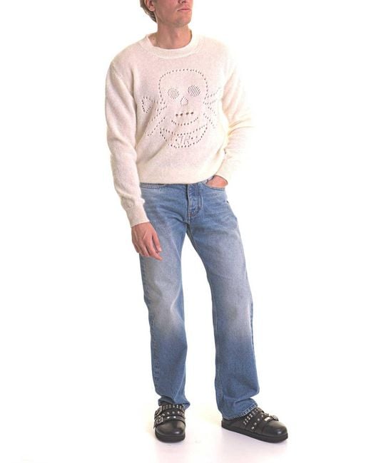 John Richmond Natural Sweater for men