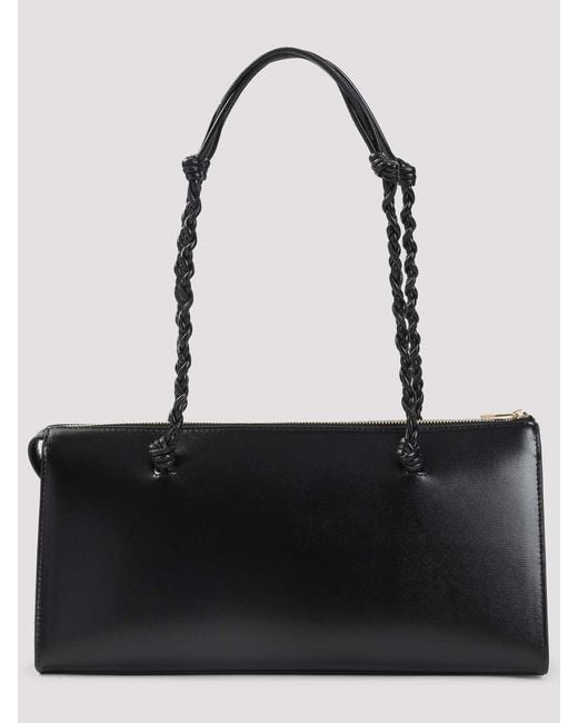 Jil Sander Black Tangle Tent Bag