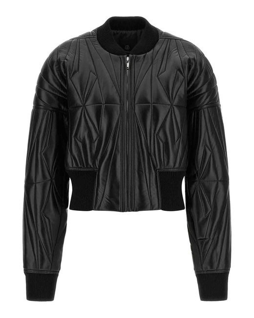 Rick Owens Black Lamb Leather Jacket Clothing for men