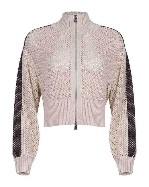 Pinko Natural Sweatshirt Made Of Crochet