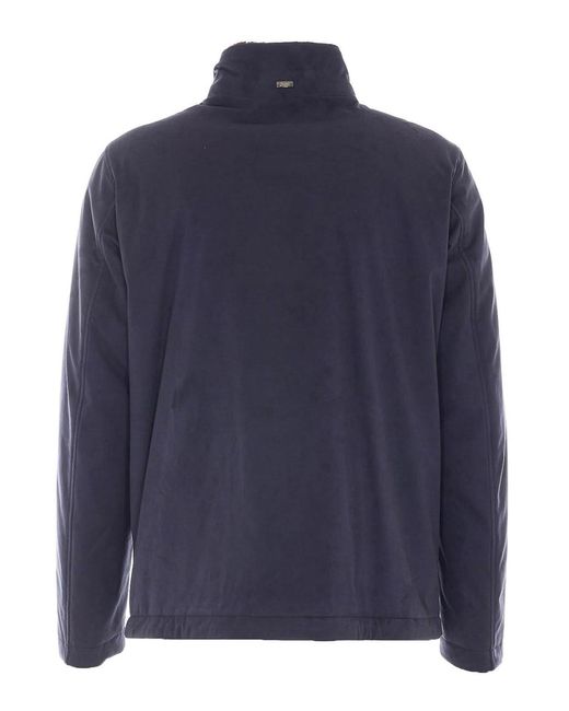 Herno Blue Heavy Jacket