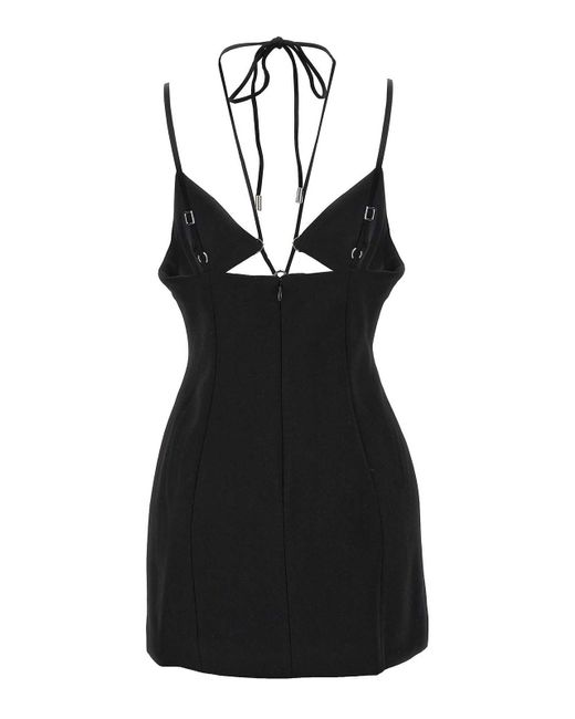 Area Black 'Star Cut Out' Dress