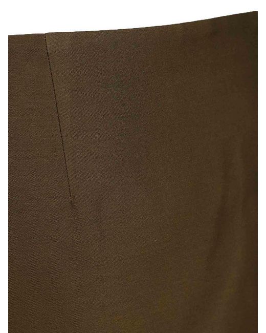 Khaite Brown Jett Skirt