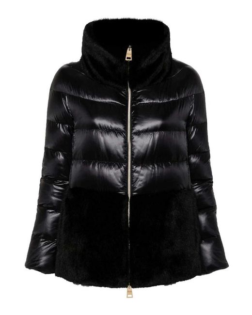 Herno Black Down Jackets