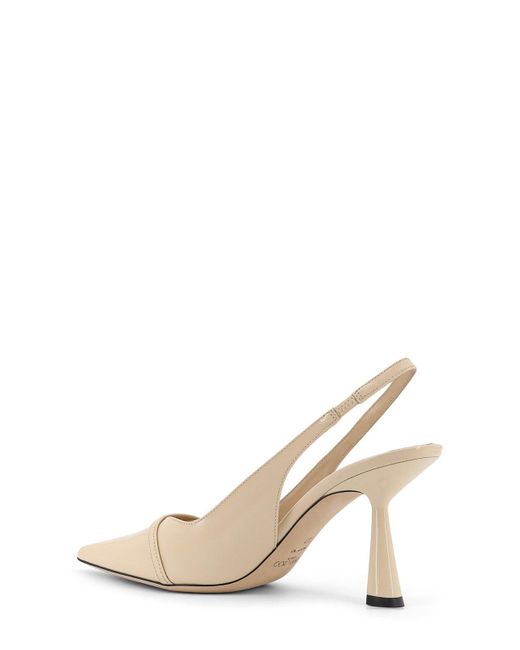 Jimmy Choo White Amita 85 Deccollet