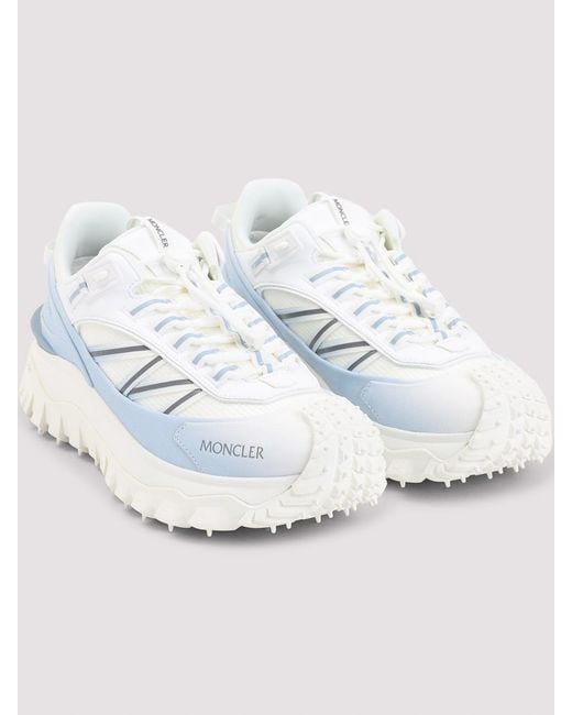Moncler White Trailgrip Low Top Sneakers for men