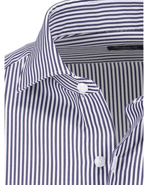 Finamore 1925 Blue Shirt for men