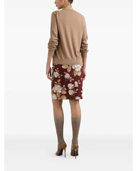 Dolce & Gabbana Natural Sleeveless Jumper Nocciola Chiaro 1