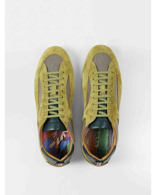 Paul Smith Green Marini Suede Sneakers for men