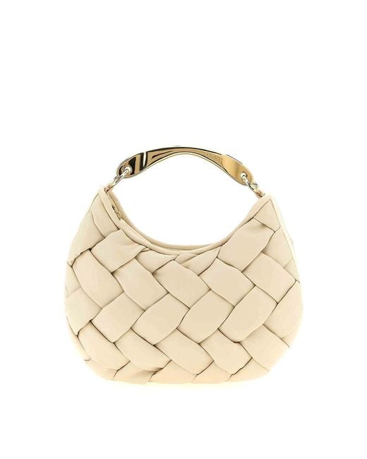 Twinset Metallic Weaved Handbag