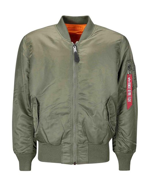 Alpha Industries Green Bomber Jacket for men