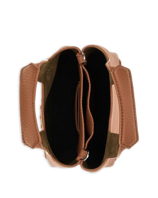 Hogan Brown Mini Leather Tote