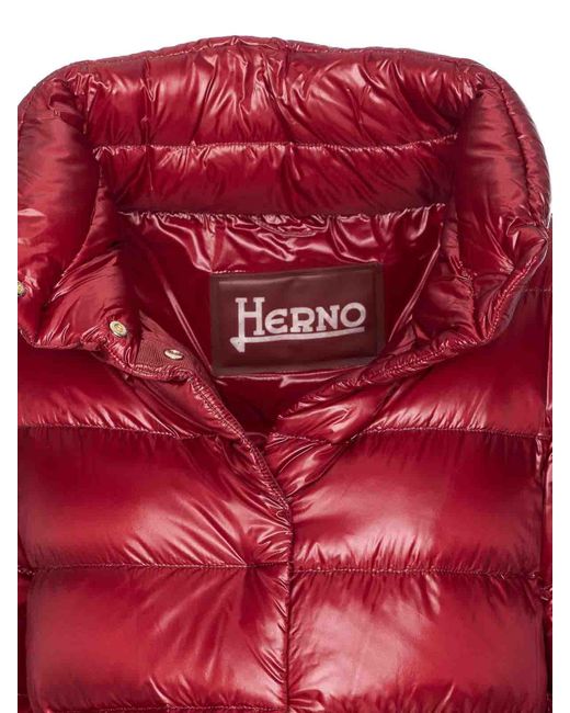 Herno Red Down Jacket
