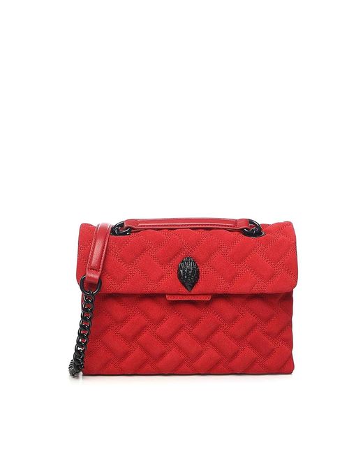 Kurt Geiger Red Leather Kensington Bag
