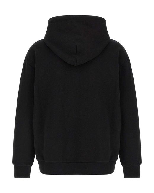 MM6 by Maison Margiela Black Hoodie for men