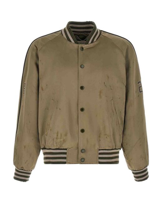 Golden Goose Deluxe Brand Green 'Journey' Bomber Jacket for men