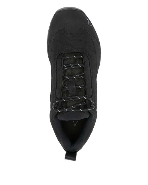 Roa Black Sneakers Trapuntate for men