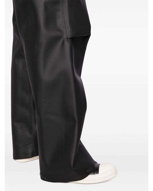 Fear Of God Black Knee Pleat Wide-Leg Pants for men