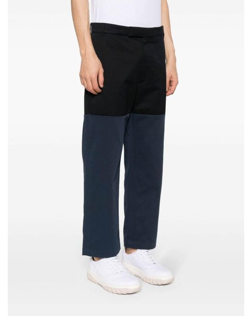 Thom Browne Black Unconstructed Combo Straight-leg Trousers for men