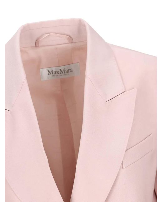 Max Mara Pink Wool Jacket
