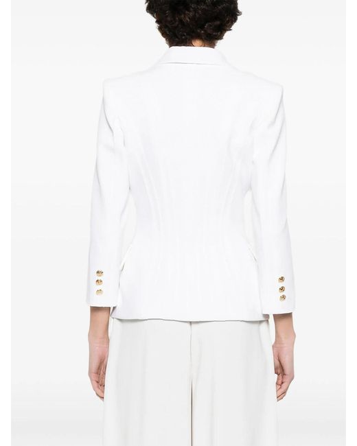 Elisabetta Franchi White Jacket