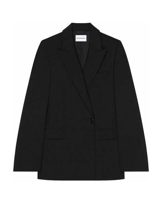 Givenchy Black Double Breasted Tailored Jacket