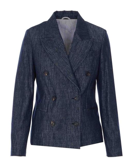 Brunello Cucinelli Blue Denim Jacket