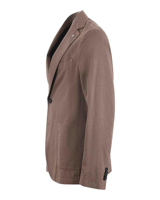 Manuel Ritz Brown Jacket for men