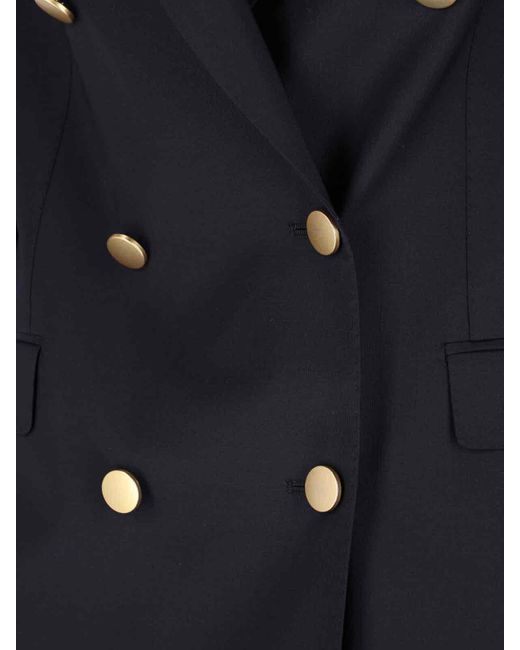 Tagliatore Blue Double -Breasted Jacket