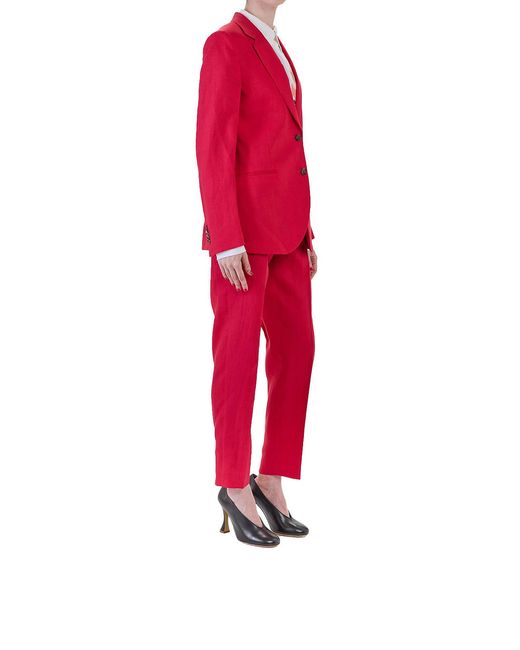 Paul Smith Red Linen Jacket