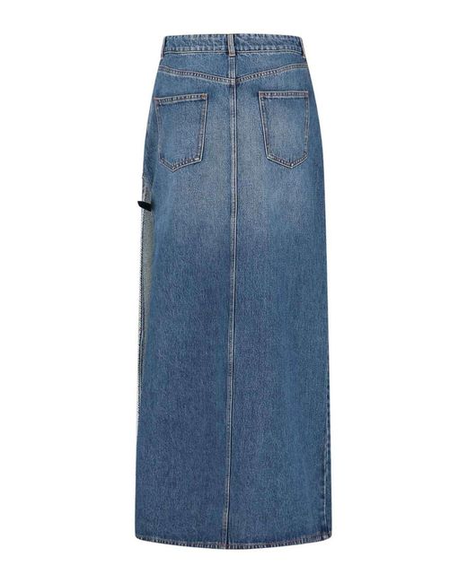 Coperni Blue Maxi Skirt
