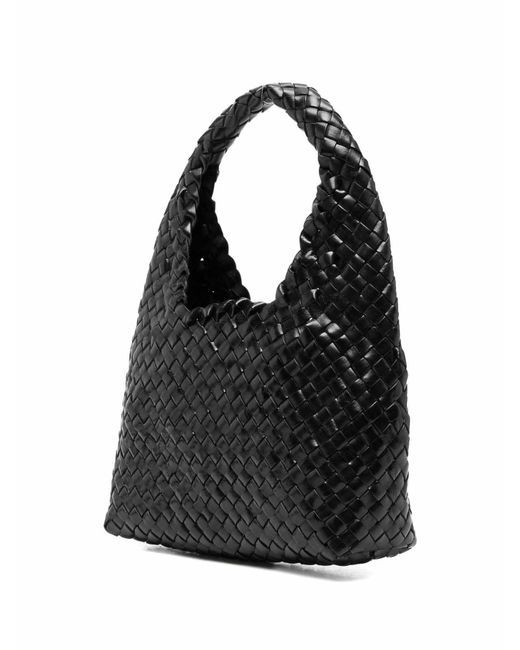 Manebí Black Halfmoon Leather Handbag