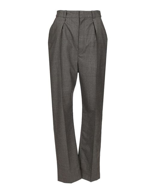 Lemaire Gray Soft Trousers
