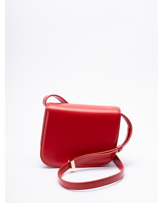 Ferragamo Red Oyster Flap Bag