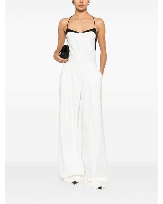 Tom Ford White Silk Long Jumpsuit