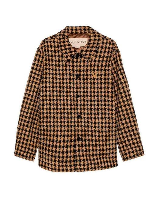 Valentino Garavani Brown 'Vgold' Shirt for men