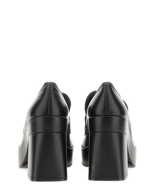 Versace Black biggie Medusa Platform Loafer
