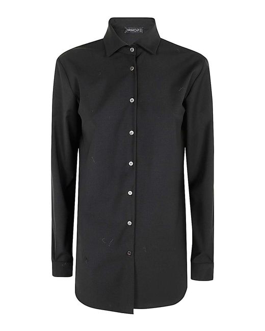 DR. HOPE Black Basic Shirt
