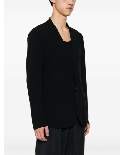 Giorgio Armani Black Casual Jacket for men