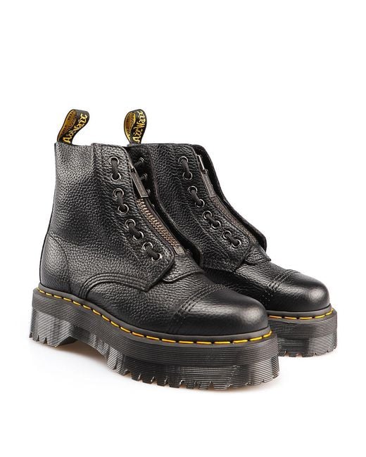 Dr. Martens Black Sinclair Platform Ankle Boots