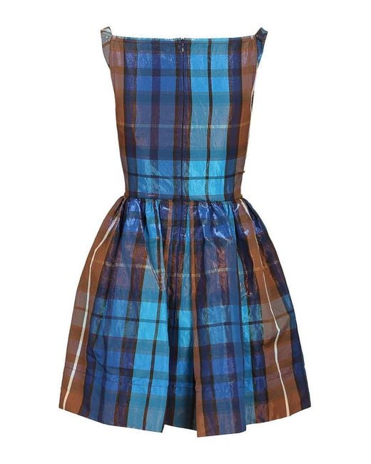Vivienne Westwood Blue Mini Sunday Dress