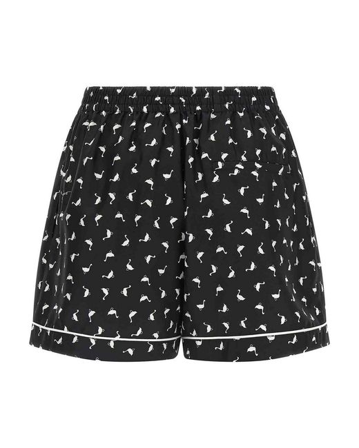 Moschino Black 'Oche' Shorts