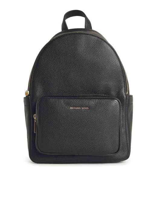 Michael Kors Black Tanner Medium Backpack