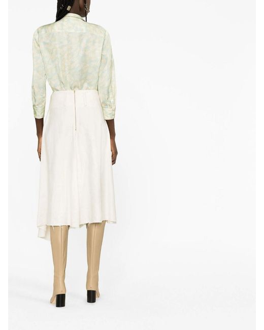 Camicetta Stampata di Jil Sander in White
