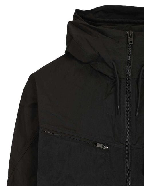 Y-3 Black Jacket With Hood for men