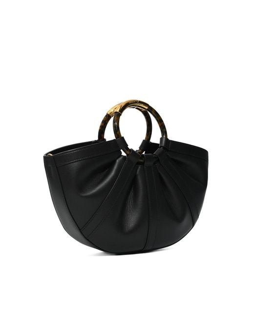 Coccinelle Black Shell Medium Bag