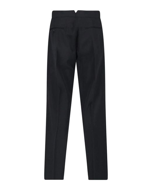 Maison Margiela Blue Tailored Trousers for men