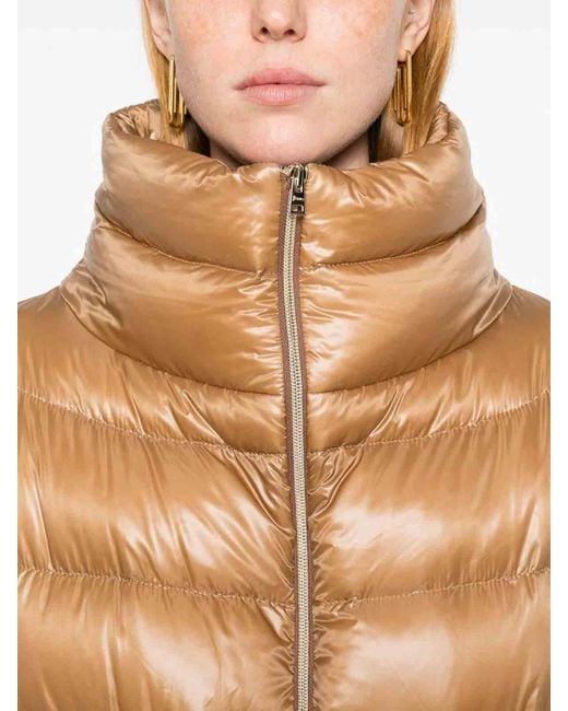 Herno Natural Long-Colored Down Jacket
