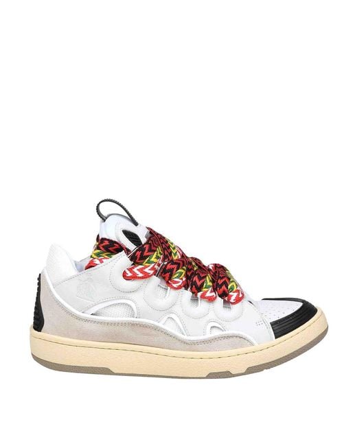 Lanvin Pink Curb Sneakers for men