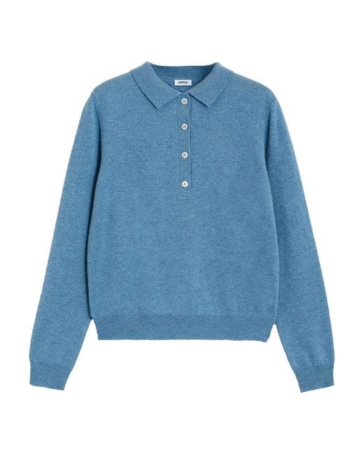 Aspesi Blue Polo Shirt